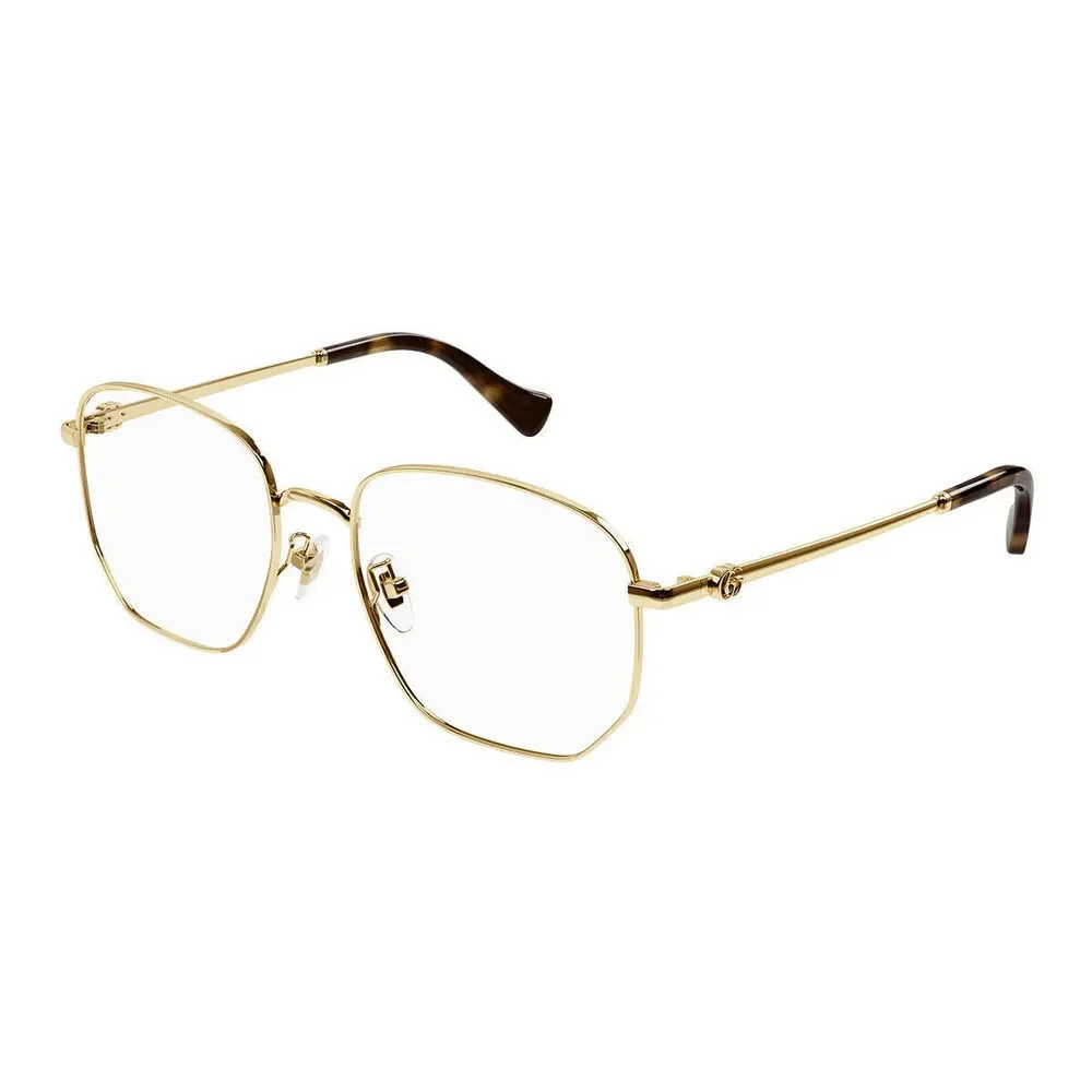 Gucci GG1420OK Eyeglasses Gold Metal Square
